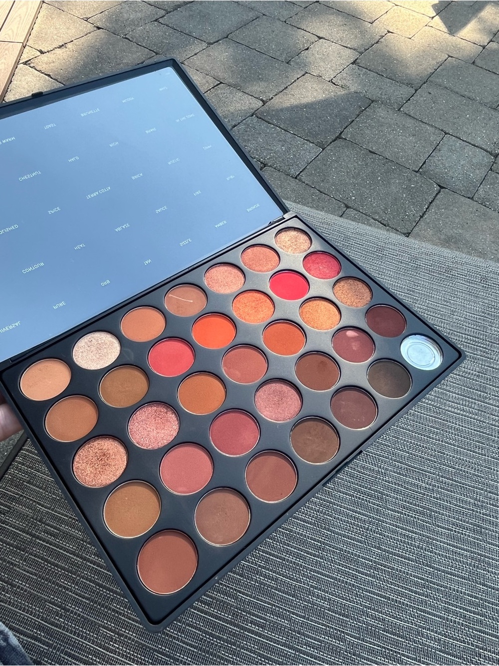Morphe Matte Black Makeup 3502 Second Nature Eyeshadow Palette Case